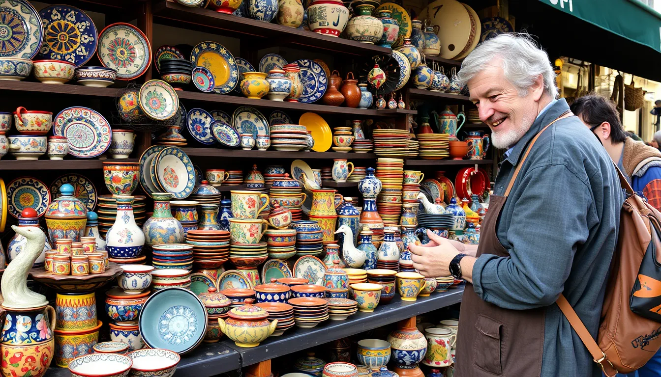 Exploring Lviv's vibrant markets and stalls