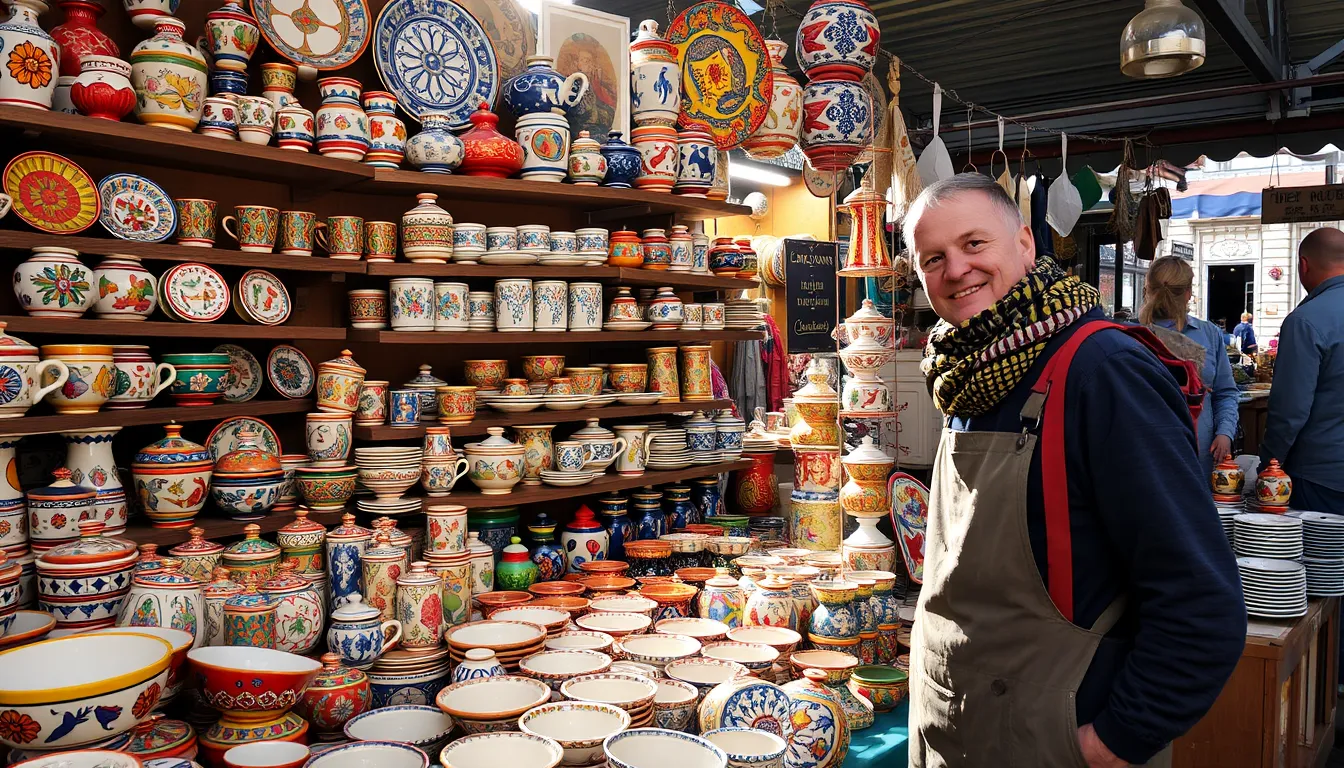 Exploring Lviv's vibrant markets and stalls